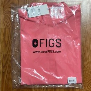 Figs Small Pink Rafaela scrub top